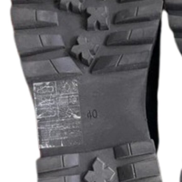 H&M Horsebit Buckle Loafers Lug Sole Black Sz 9 - Picture 6 of 13